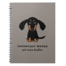 Search for animal print notebooks Dachshund