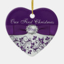 Search for purple ribbon christmas tree decorations Floral