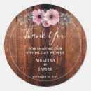 Search for wood thank you stickers Elegant