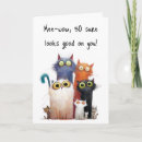 Search for funny cat 50th birthday cards 50 years old