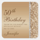 Search for elegant 50th stickers Glam glamourous