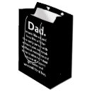 Search for daddy gift bags Black and white