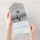 Search for unique beach wedding invitations All in one