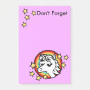Search for funny unicorn post it notes Purple