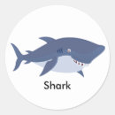 Search for shark cartoon stickers Illustration