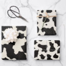 Search for cowhide wrapping paper Cowgirl