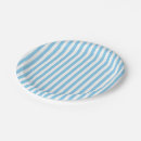 Search for white and baby blue stripes paper plates Trendy