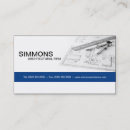 Search for architectural business cards Blue