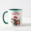 Search for the dachshund mugs Xmas