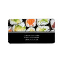 Search for rolls return address labels Sushi
