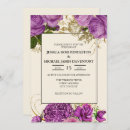 Search for purple and ivory wedding invitations Cream