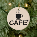 Search for cafe christmas tree decorations Coffee