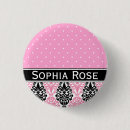 Search for damask pattern badges Pink