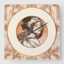 Search for stained glass window clocks Vintage