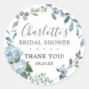 Search for blue bridal shower stickers Pretty