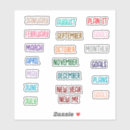 Search for goal stickers New year goals