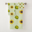 Search for yellow sunflower bathroom accessories Vintage
