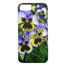 Search for purple pansy iphone cases Blue