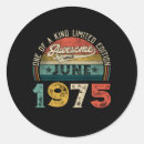 Search for made in 1975 stickers Awesome since 1975
