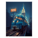 Search for art deco train posters New york