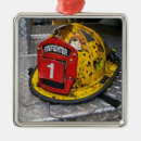 Search for fireman christmas tree decorations Firetruck