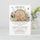 Search for let the adventure begin baby boy shower invitations Watercolor woodland animals