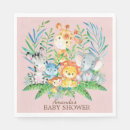 Search for safari baby shower napkins Elephant