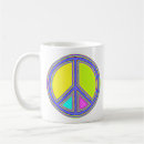 Search for peace symbol coffee mugs Make love not war