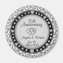 Search for 25th anniversary magnets Hearts