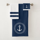 Search for navy and white bath towels Nautical