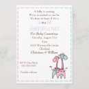 Search for giraffe gender reveal invitations Shower