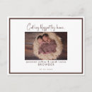 Search for blessed birth announcement cards Simple