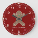 Search for christmas gingerbread clocks Red