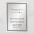 Search for 20th anniversary invitations Silver