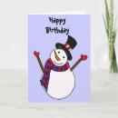 Search for snowman birthday cards Happy