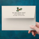 Search for christmas envelopes Botanical