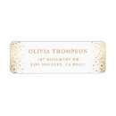 Search for gold foil wedding return address labels Modern