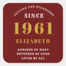 Search for year celebration stickers Red