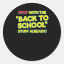 Search for back to school round stickers Student
