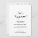Search for contemporary engagement party invitations Modern