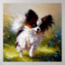Search for papillon dog art Portrait