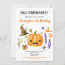 Search for halloween bash birthday invitations Pumpkin