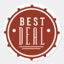 Search for best offer stickers Marketing