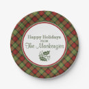 Search for plaid christmas plates Classic