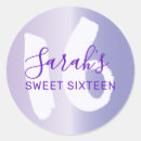 Search for purple sweet 16 stickers Girly