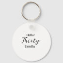 Search for thirty key rings Calligraphy typography elegant romantic
