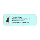 Search for singing return address labels Girl