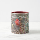 Search for red cardinal mugs Pine trees