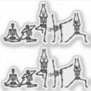 Search for funny yoga stickers Yogi