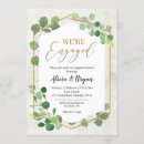 Search for eucalyptus engagement party invitations We're engaged